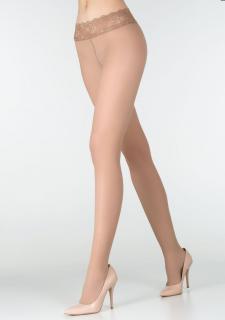 Punčocháče EROTIC VITA BASSA 15 BEIGE, L