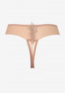 Tylová tanga ALISHA POUPEE MARILYN BEIGE, L