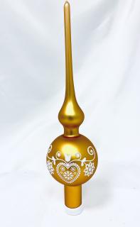 Irisa Vánoční špice JITŘENKA světle hnědé špice s dekorem perník 28 cm Balení: 1ks, Barva: světle hnědá, Velikost: 28 cm