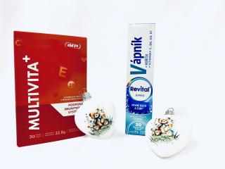 IRISA Vitamínová harmonie: Skleněné ozdoby pro duši i tělo V Balení: 4ks, Barva: bílá, Velikost: 6 cm