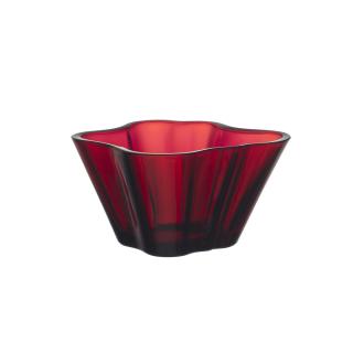 Miska Alvar Aalto iittala 7,5 cm červená cranberry