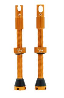 Bezdušové ventilky Peaty's Tubeles Valves  Mango Délka ventilku: 60mm