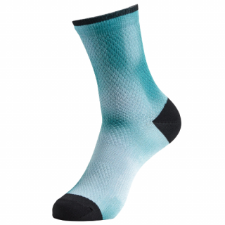 Cyklistické ponožky Specialized Soft Air Mid Socks  Tropical Teal Velikost: L (EU 43-45)