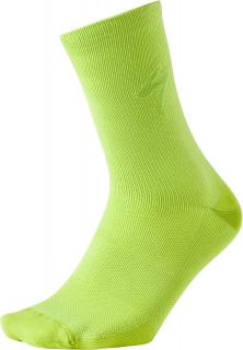 Cyklistické ponožky Specialized Soft Air Tall Reflective Hyperviz  Hyperviz (svítivá žlutá) Velikost: L (EU 43-45)