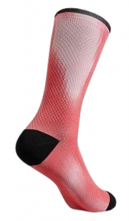Cyklistické ponožky Specialized Soft Air Tall  Vivid Coral Velikost: M (EU 40-42)