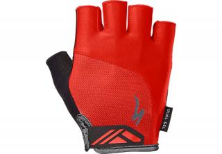 Cyklistické rukavice Specialized Bg Dual Gel  Červené Velikost: M