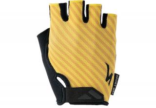 Cyklistické rukavice Specialized Bg Sport Gel Wmn  Brassy Yellow Stripe Velikost: L