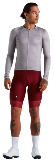 Cyklistický dres Specialized SL Air Solid Jersey LS Men  Šedý Velikost: L