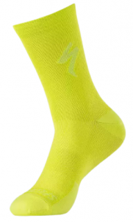 Cyklo ponožky Specialized Soft Air Tall  Hyper Green Velikost: XL (EU 46+)