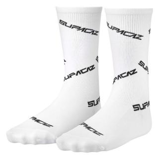 Cyklo ponožky Supacaz SupaSox  Black / White Velikost: M (EU 40-42)