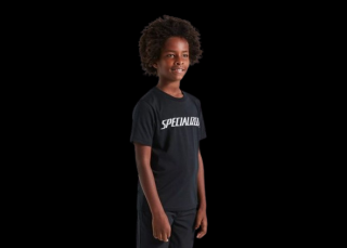 Dětské tričko Specialized Wordmark Tee  black Velikost: S