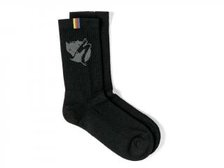 Letní cyklistické ponožky Specialized/Fjällräven woolen  Black Velikost: S (EU 36-39)