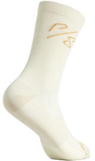 Letní cyklistické ponožky Specialized Sagan Disruption Soft Air Tall  Béžové Velikost: XL (EU 46+)