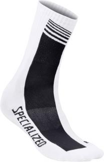 Letní cyklistické ponožky Specialized Sl Team Socks  White / Black Velikost: S (EU 36-39)