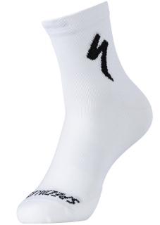 Letní cyklistické ponožky Specialized Soft Air Mid  Bílé Velikost: XL (EU 46+)