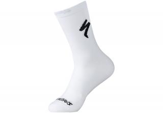 Letní cyklistické ponožky Specialized Soft Air Tall Socks  Bílé Velikost: M (EU 40-42)