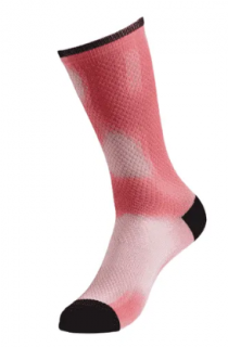 Letní cyklistické ponožky Specialized Soft Air Tall  Vivid Coral Velikost: M (EU 40-42)
