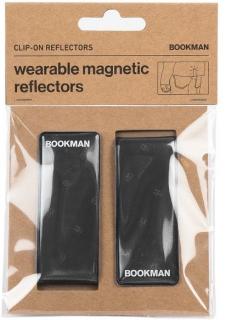 Magnetické připínací odrazky Bookman Clip-on Reflectors  Šedé