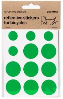 Reflexní samolepky Bookman Reflective Stickers  Zelené