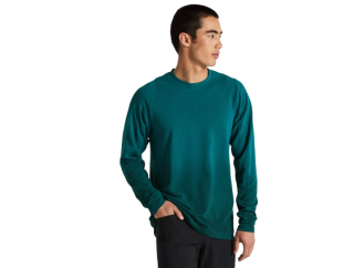 Specialized Men's Trail Long Sleeve Jersey  Tropical Teal Spray Velikost: M