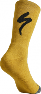 Specialized Merino Deep Winter Tall Logo Socks  Harvest Gold Velikost: S (EU 36-39)