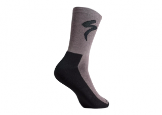 Specialized Primaloft® Lightweight Tall Logo Socks Gunmetal Velikost: S (EU 36-39)