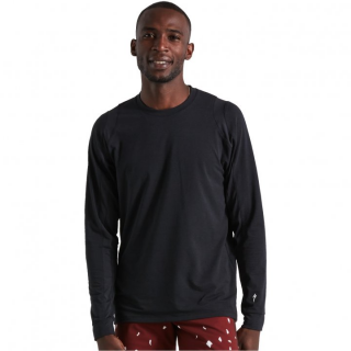 Trailový dres Specialized Trail Jersey LS  black Velikost: L