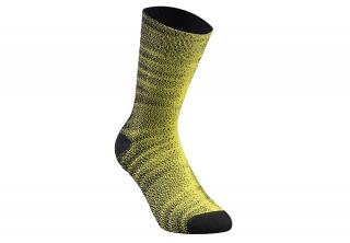 zimní cyklistické ponožky Specialized Faze Socks  Yellow/Black Velikost: S (EU 36-39)