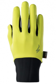 Zimní rukavice na kolo Specialized HyprViz Neoshell Thermal Gloves  HyperViz /  světle žluté Velikost: L
