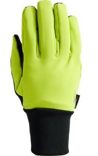 Zimní rukavice na kolo Specialized Softshell Deep Winter Gloves  Hyper Green / Svítivě zelená Velikost: L
