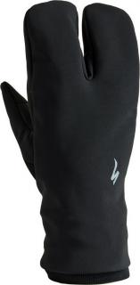 Zimní rukavice na kolo Specialized Softshell Deep Winter Lobster Gloves black  Black / černé Velikost: L