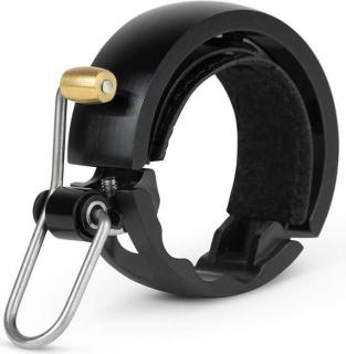 Zvonek na kolo Knog Oi Luxe  Black Průměr: 23,8 - 31,8mm