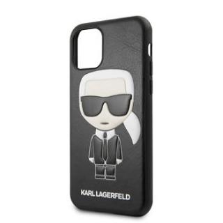 Karl Lagerfeld Embossed Kryt pro iPhone 11 Black (EU Blister)
