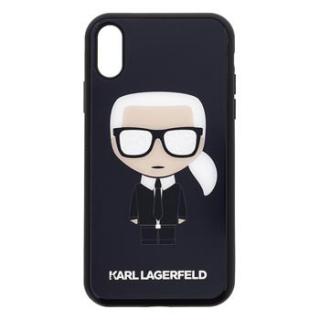 Karl Lagerfeld Full Body Iconic Glitter Pouzdro pro iPhone XR Black