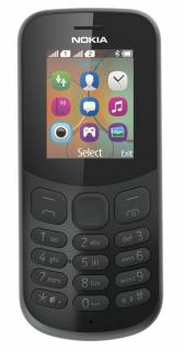 Nokia 130 Single Sim 2017 Black