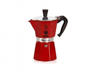 Bialetti Moka Express červená na 3 šálky kávy