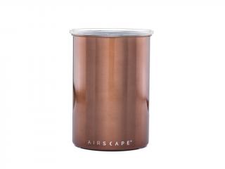 Dóza na kávu Airscape nerezová 500g Barva: hnědá