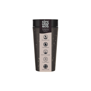 Kelímek Circular Cup (rCup) COSMIC Black M - 340 ml