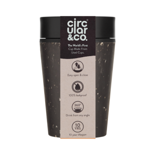 Kelímek Circular Cup (rCup) COSMIC Black S - 227 ml