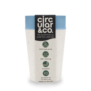 Kelímek Circular Cup (rCUP) Cream and Blue 227ml