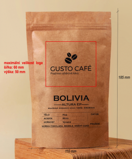 Káva s logem Vaší firmy | gustocafe.cz Výběr kávy: Extra Strong