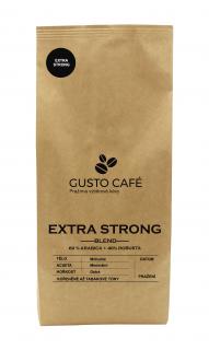 Rodinná pražírna GUSTO CAFÉ | Espresso směs Extra Strong 60% arabika + 40% robusta Hmotnost: 1000 g