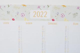 Roční kalendář 2022 Čaj o páté Balení: 2 kalendáře
