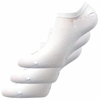 bambusové nízké ponožky Dexi bílá, 3 páry Velikost ponožek: 43-46 EU