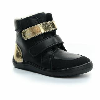 boty Baby Bare Febo Winter Black/gold (s membránou/Asfaltico) Velikost boty (EU): 27, Vnitřní délka boty: 176, Vnitřní šířka boty: 71