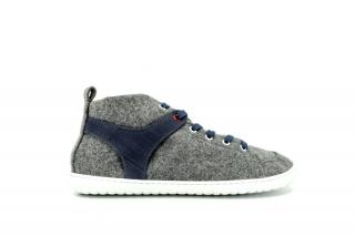 boty Mukishoes High-cut wool Ash Velikost boty (EU): 44, Vnitřní délka boty: 286, Vnitřní šířka boty: 102