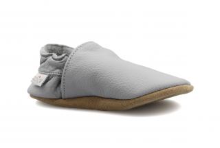 capáčky baBice Plain Light Grey Velikost boty (EU): 19, Vnitřní délka boty: 125, Vnitřní šířka boty: 62