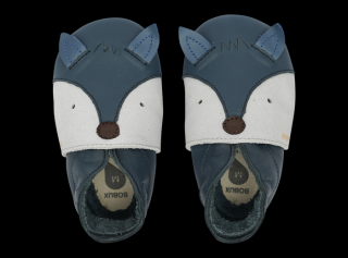capáčky Bobux Foxy Navy (soft sole) Velikost boty (EU): 19, Vnitřní délka boty: 117, Vnitřní šířka boty: 56