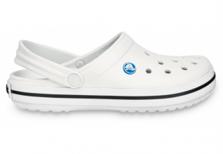 dámské pantofle Crocs Crocband Clog - White Velikost boty (EU): 44, Vnitřní délka boty: 278, Vnitřní šířka boty: 101