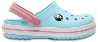 pantofle Crocs Crocband Clog K - Ice Blue/white Velikost boty (EU): 26, Vnitřní délka boty: 160, Vnitřní šířka boty: 70